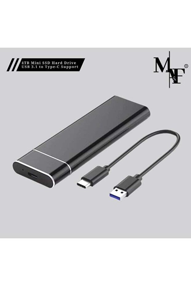 Portable External Hard Drive 4TB , Mini SSD Hard Drives,Solid State External Drives,Computer Backup Drive,USB 3.1 to Type-C Support Data Storage Transfer for Windows XP PC Laptop and Mac