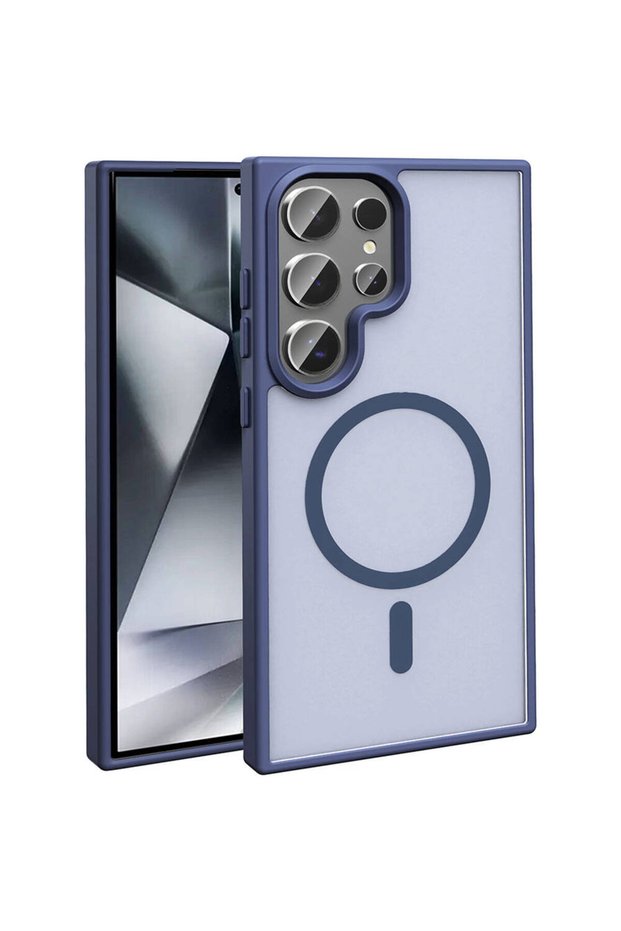Galaxy S23 Ultra Case Magsafe Supported Camera Raised Silicone Matte Anti-Fingerprint