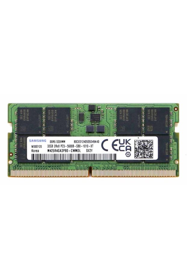 Samsung Samso5600/32 32Gb (One Piece) Ddr5 5600Mhz Notebook Memory
