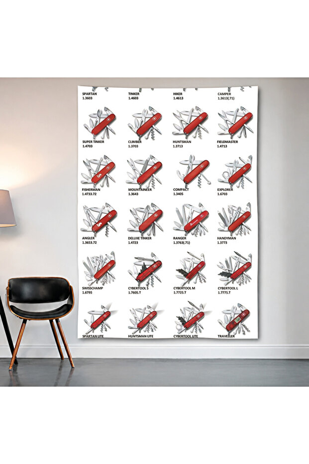 Rocket Pattern Wall Covering Wall Tapestry First Quality Satin Fabric Poster