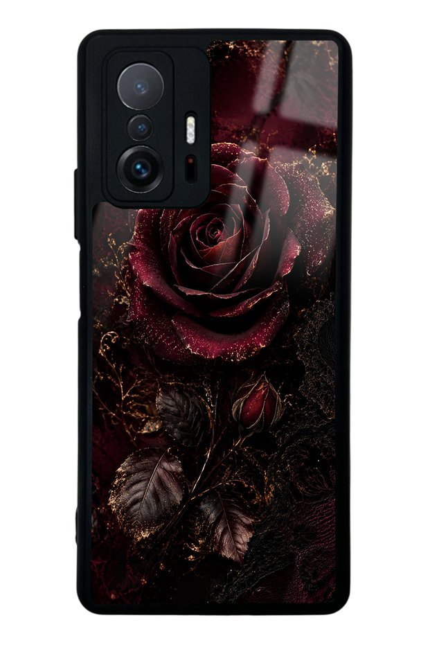 Xiaomi Mi 11t Midnight Velvet Rose Design Glossy Phone Case