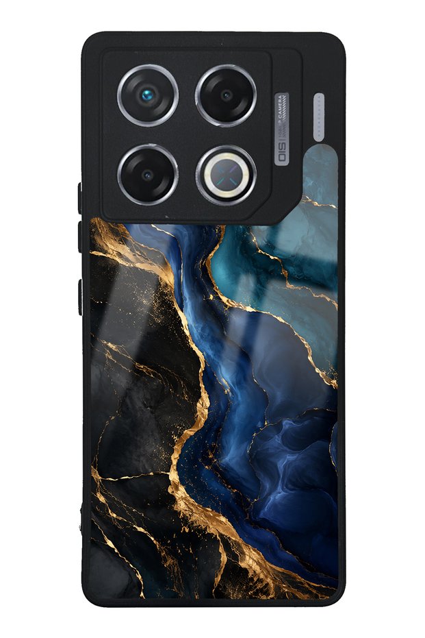 Infinix Gt 20 Pro Midnight Sapphire Marble Design Glossy Phone Case