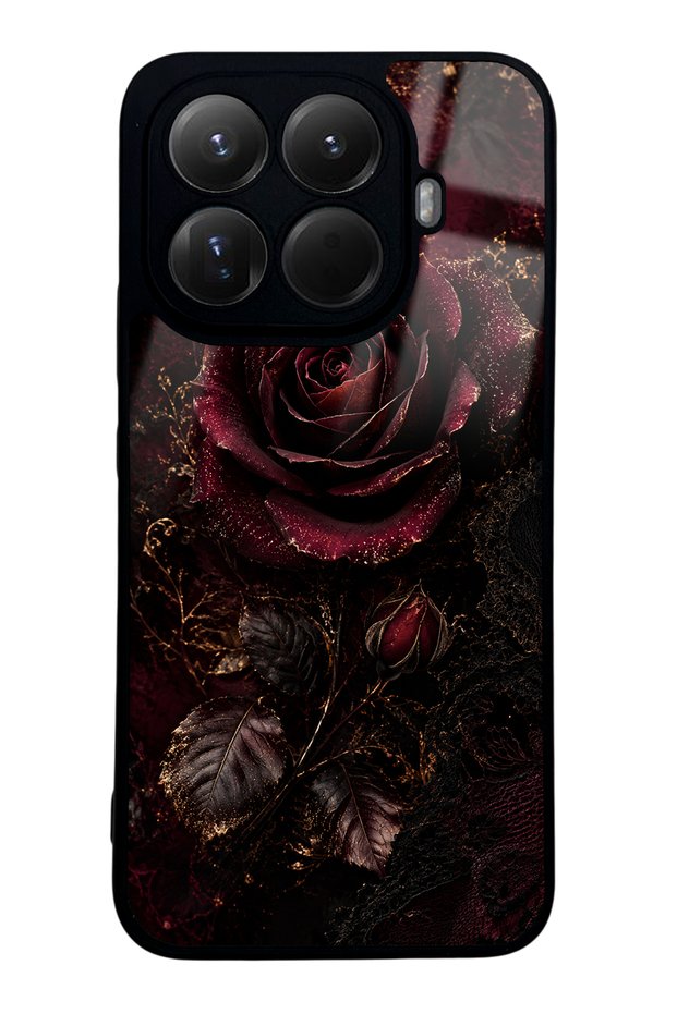 Xiaomi Mi 15t Pro Midnight Velvet Rose Design Glossy Phone Case