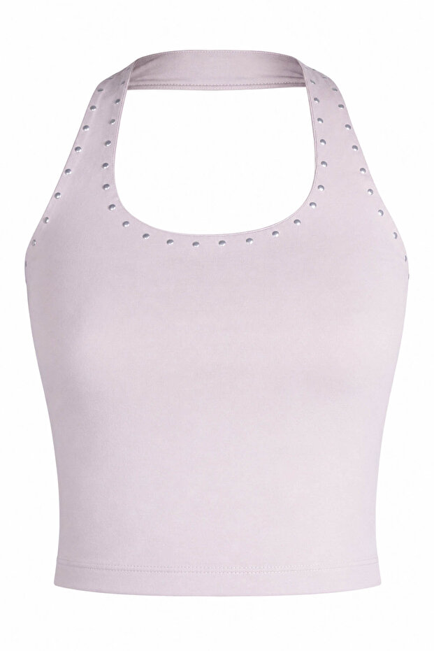 بلوزة نسائية مرصعة بالأحجار 6742