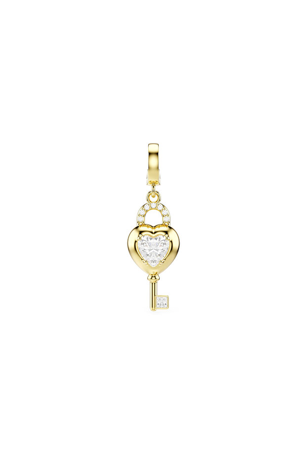 Steel Special Collection Heart Key Charm Pendant