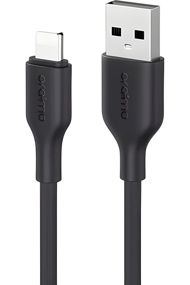USB to Lightning 2A 1m Cable in Bag - RobustLine - Black