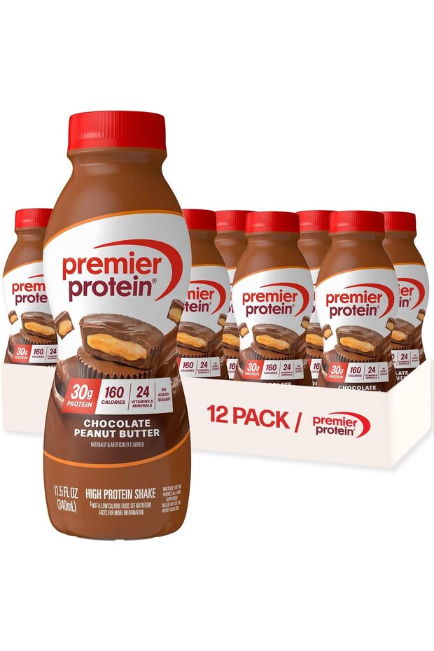 Shake, Chocolate Peanut Butter, 30g Protein, 1g Sugar, 24 Vitamins & Minerals, Nutrients to Support Immune Health, 11.5 Fl Oz, 12 Count