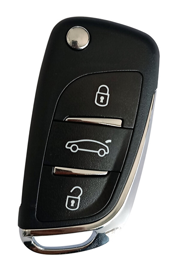 Citroen C4 B7 C3 Berlingo Compatible Remote Key Case Auto Keychain with Logo
