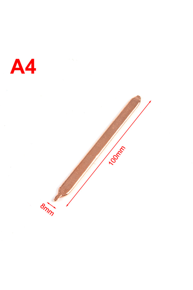 10cm 【Copper Tube Diy Computer Laptop Cooling Notebook Heat Pipe Flat Tube 60mm-150mm】
