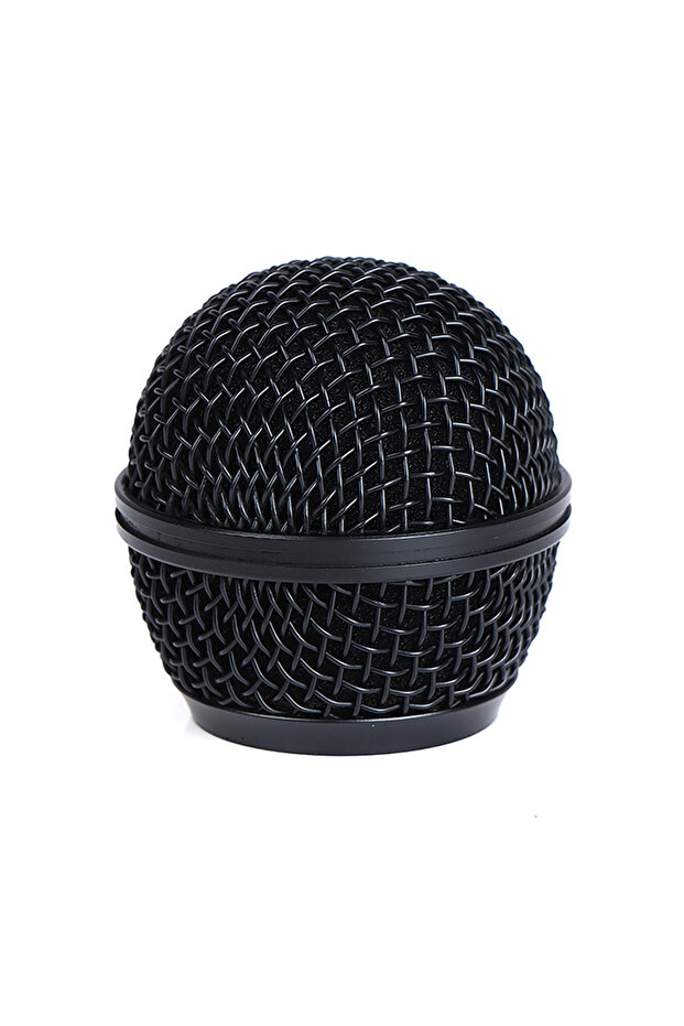 Black Single Piece of Shure SM58 Wireless Mic Metal Grille Replacement, Ideal Mic Head Part for Part