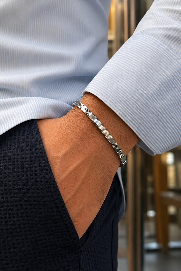 Original Men's Steel Bracelet Gift Box Hmstell39