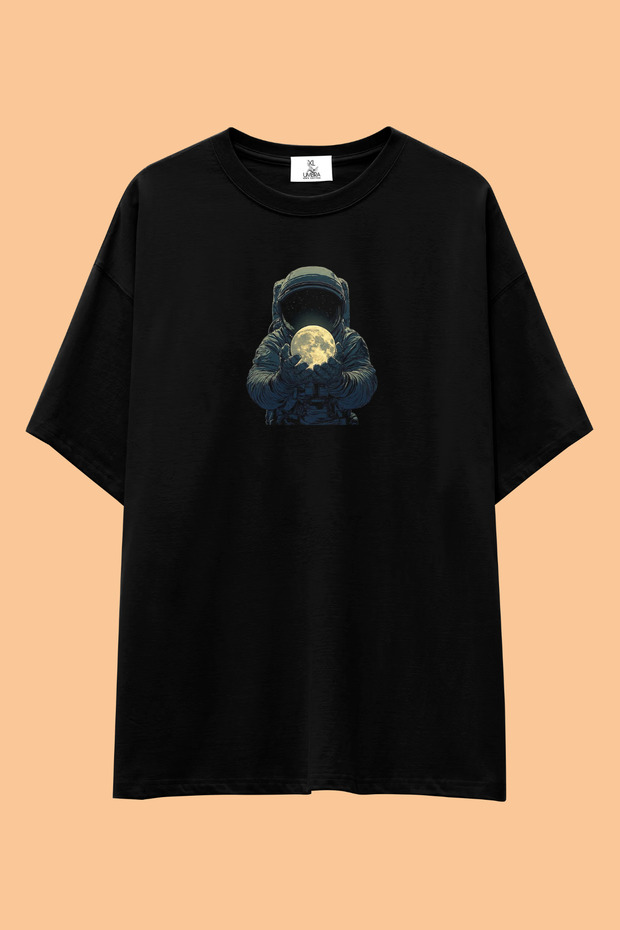 Astronaut Cosmic Solitude T-Shirt | Unisex 100% Cotton Custom Design Tee