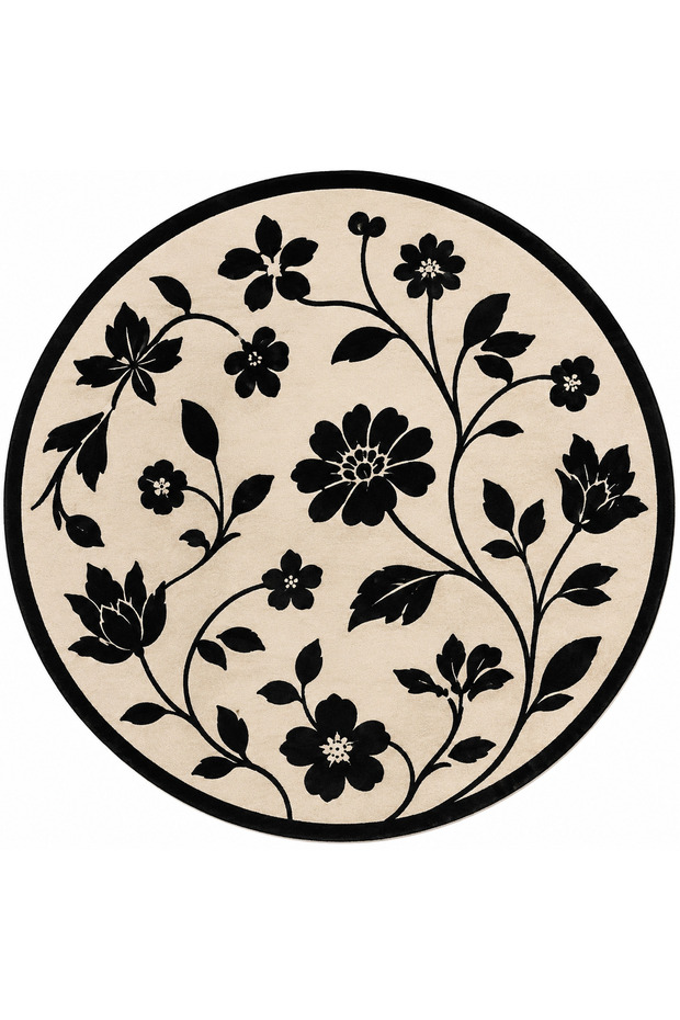 Sdt Traditional Patterned Modern Woven Base Decorative Carpet Sdtamor2769