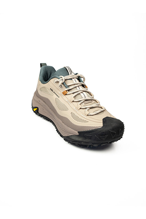 25036 Beige Waterproof Men's Outdoor Trail Running Shoes