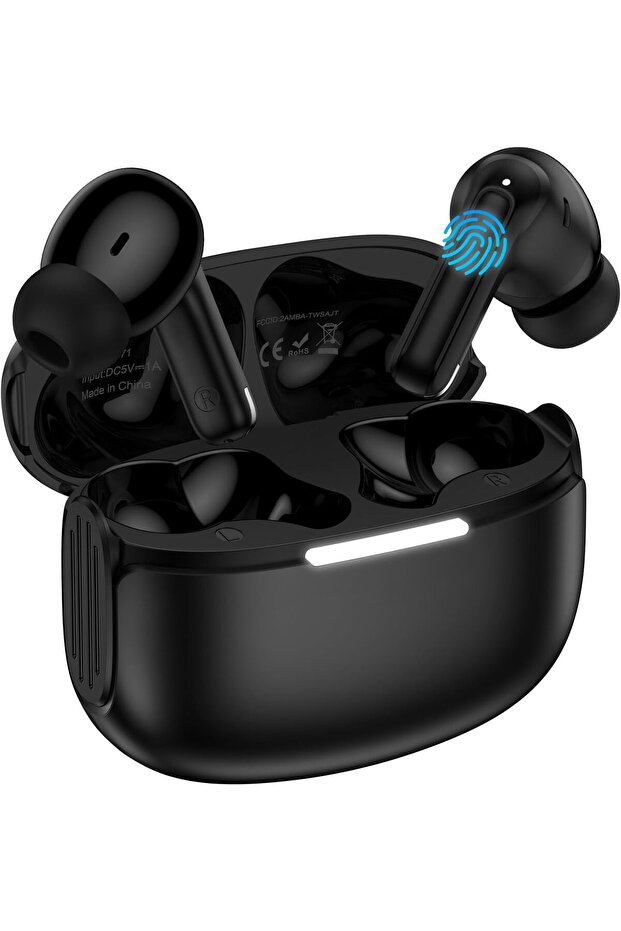 Wireless Earbuds, 5.4 Bluetooth Headphones for iPhone 17, Bluetooth Ear Buds with Bass Stereo.