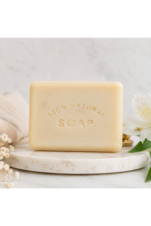 ✨ Handmade Luxury Musk Soap 80 g | Cold Process | Goat Milk Soap with Shea Butter, Olive Oil & Musk Fragrance