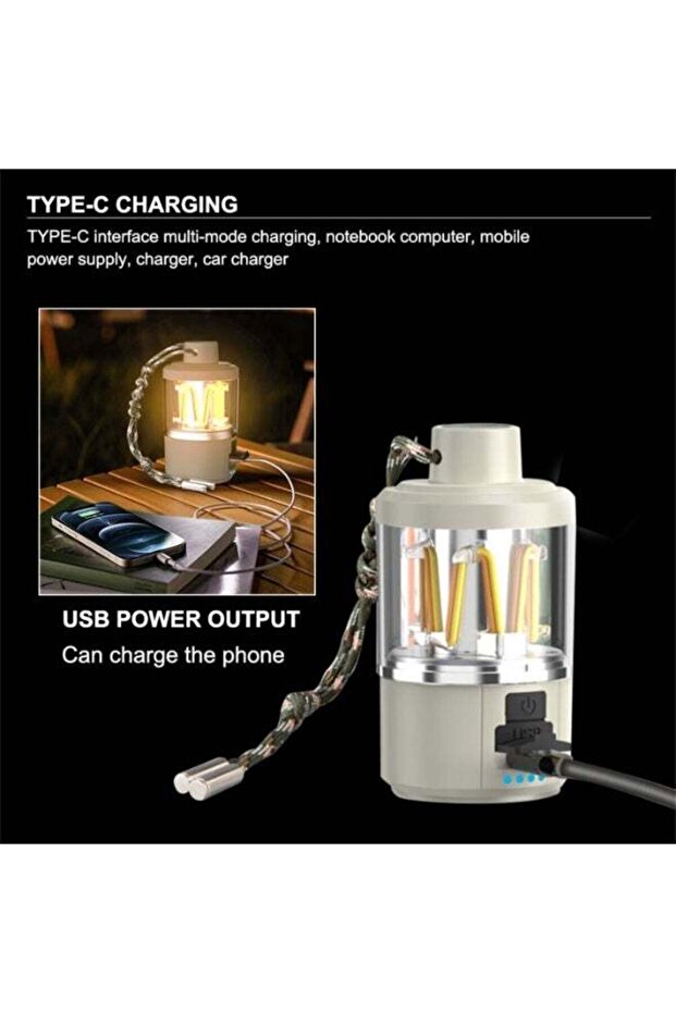 كشاف ومصباح التخييم الذكي 3 في 1 (Multi-Flashlight & Lantern) - 5