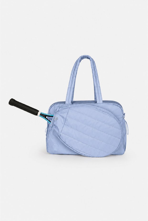 Parachute Fabric Tennis Bag with Racket Compartment, Padel Bag, Sports Bag and Tennis Bag, Blue Color Sports Bag, Tennis Bag, Tennis Sock Gift