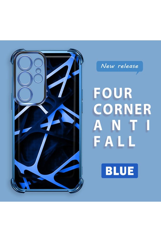 Samsung Galaxy S22 Ultra Compatible Transparent Back Four Corners Reinforced Impact Protection Silicone Case