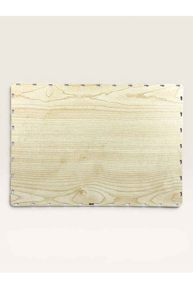 35X25 cm Rectangular Wooden Rattan Base - Large Presentation Tray, Towel Holder and Organizer Basket Weaving Plate