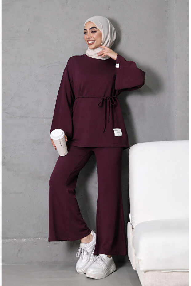 Women's Modal Fabric 2-Piece Tracksuit Set Comfortable & Stylish