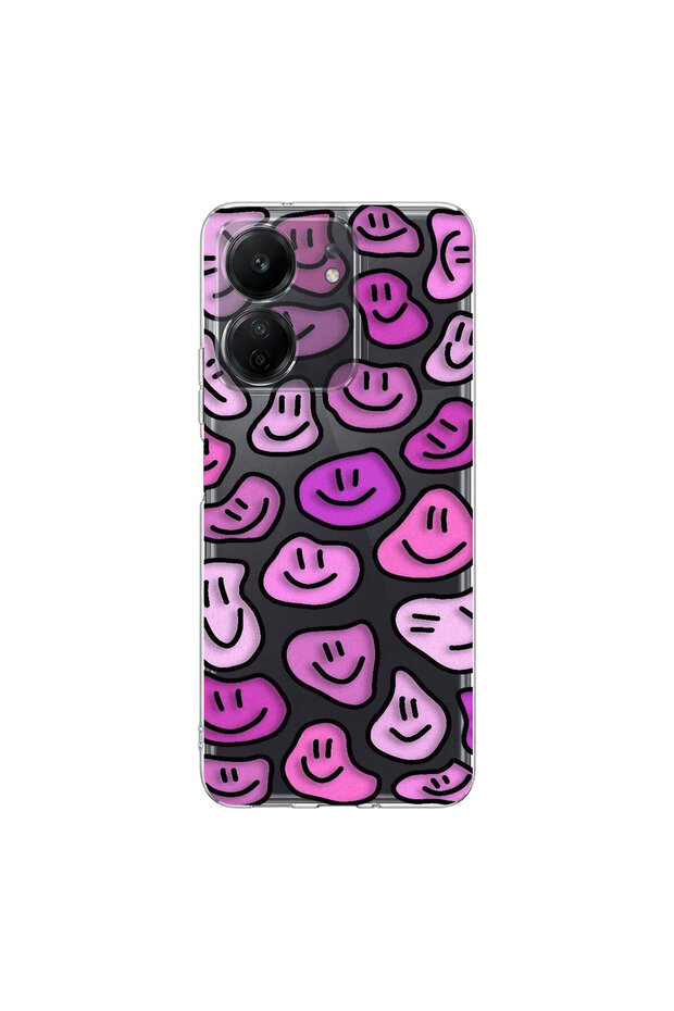 Poco C65 Compatible Wallpaper 7 Design Transparent Case