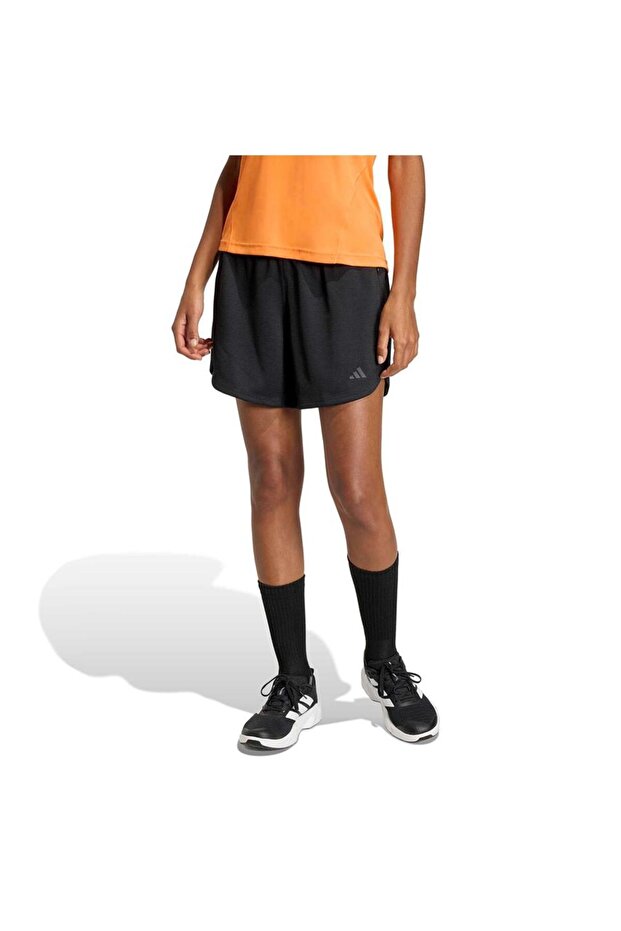 Women's Black Shorts Waffle Pacer Ka5381