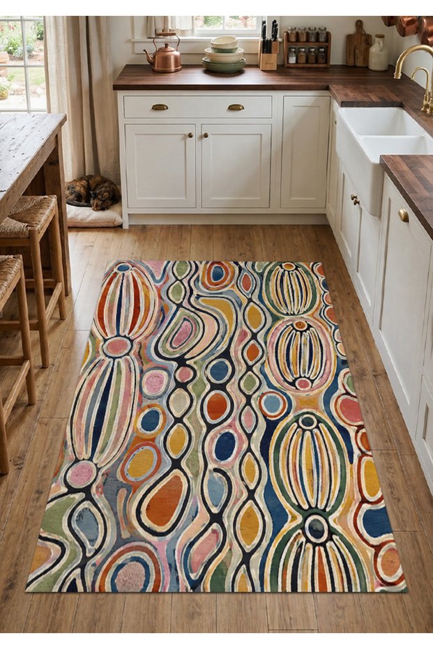 Sdt Mixed Patterned Modern Woven Base Decorative Carpet Sdtamor1316