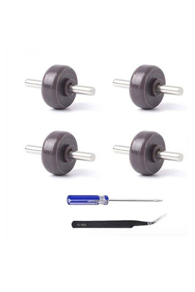 Replacement parts for direct-drive vacuum cleaner cleaning head rollers and shafts
