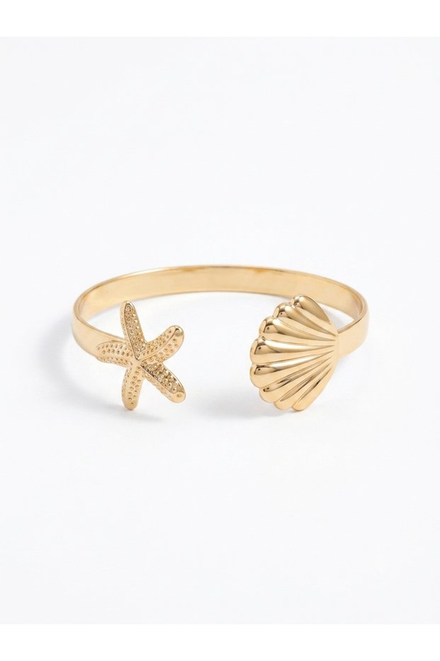 Starfish Arm and Pazu Handcuff Bracelet | Does Not Darken | Gift Boxed