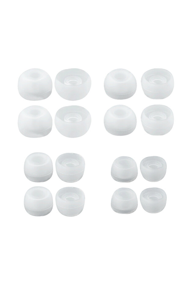 CLEAR S2M2L2XS2 KBEAR Coffee EarTips 12 Pairs Wired Headphones Silicone Ear Tips Skin-Safe Ergonomic
