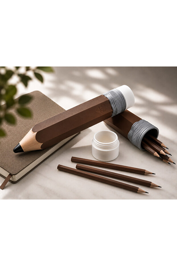 Giant Pencil-Shaped Pen Case – 32X6 cm Decorative 3D Printing Pen Holder and Pen Storage Box