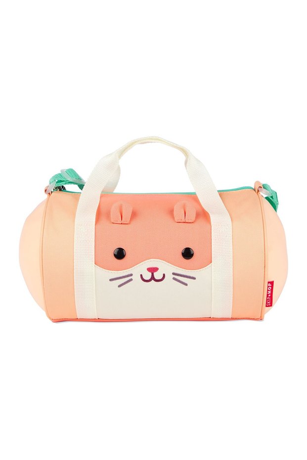 Zoo Hamster Figured Cylinder Children's Sports and Travel Bag