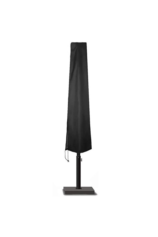 Cantilevered Sunshade Cover - 210D Oxford Cloth, Waterproof/UV Resistant, 190cm - Black