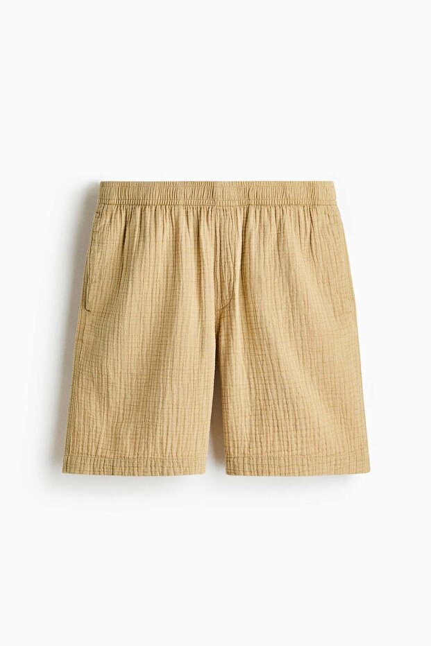 Relaxed Fit Muslin shorts