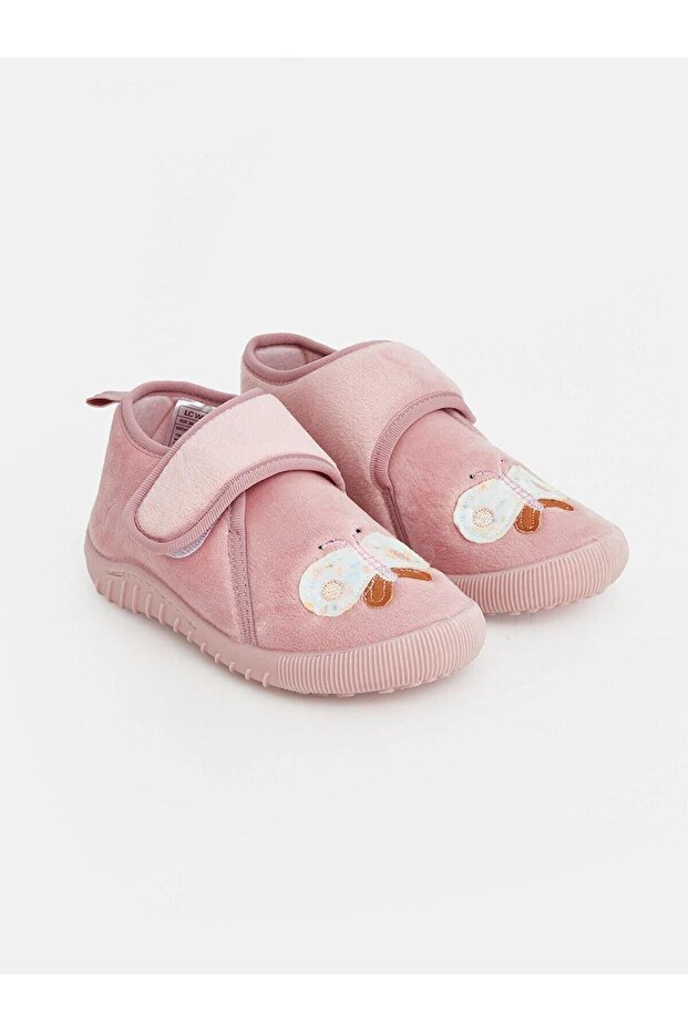 Cherry Embroidered Girls' Slippers (W6)