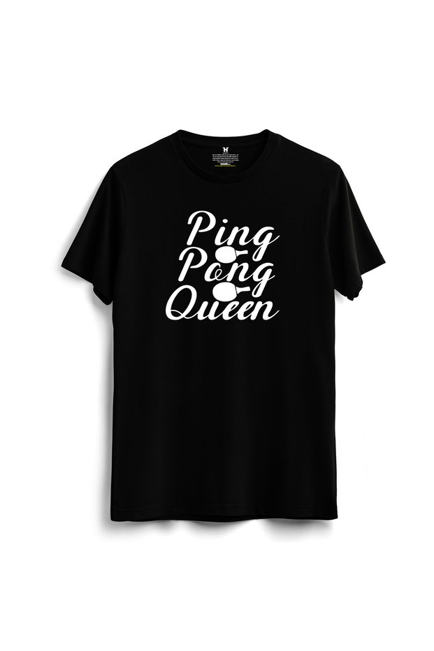 Cotton Table Tennis Printed T-Shirt Table Tennis Training Sports