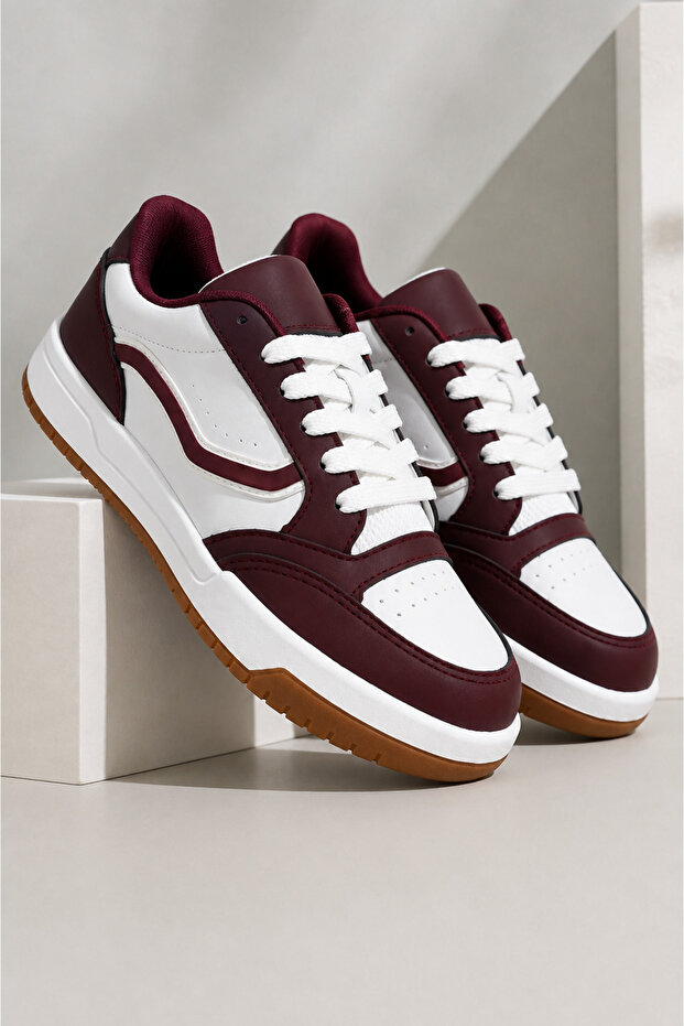 Unisex Orthopedic Non-Slip Sole Lace-Up Seasonal Sneaker