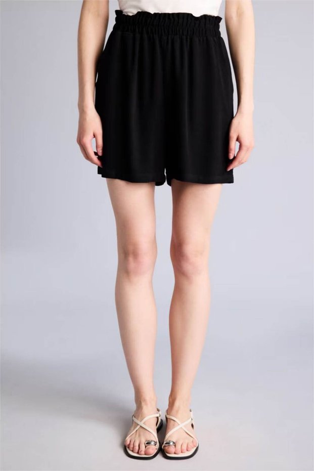 Paperbag High Waist Wide Leg Belmando Shorts T0883AZ24HS