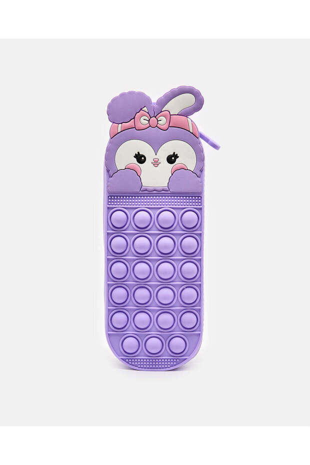 Girls Purple Embellished Pencil Cases