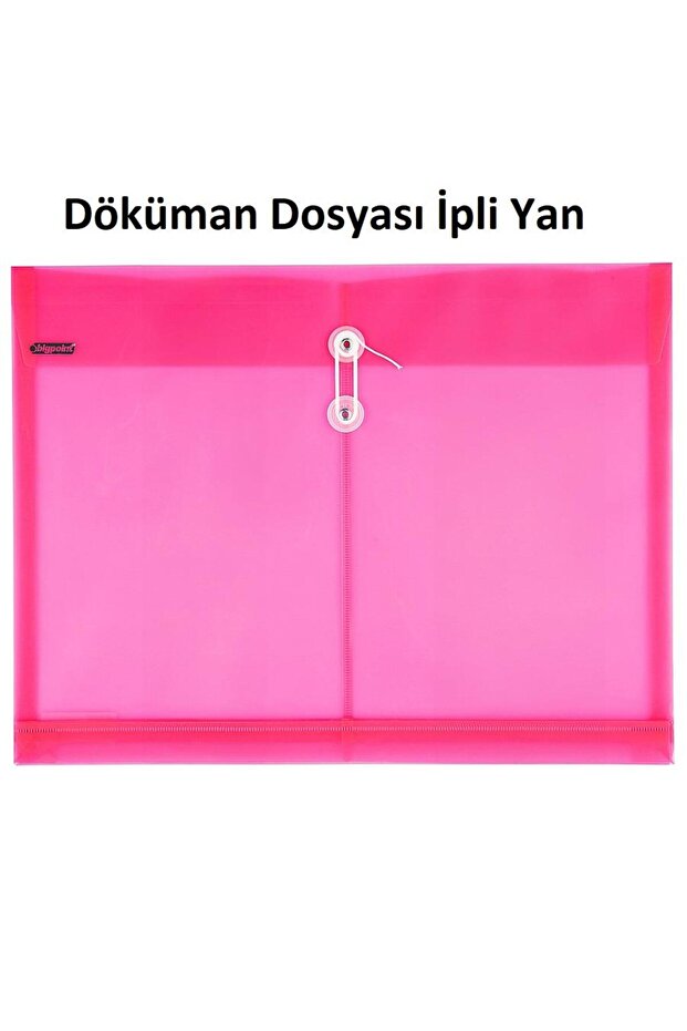 Document File Drawstring Side A4 Red X 10 Pieces
