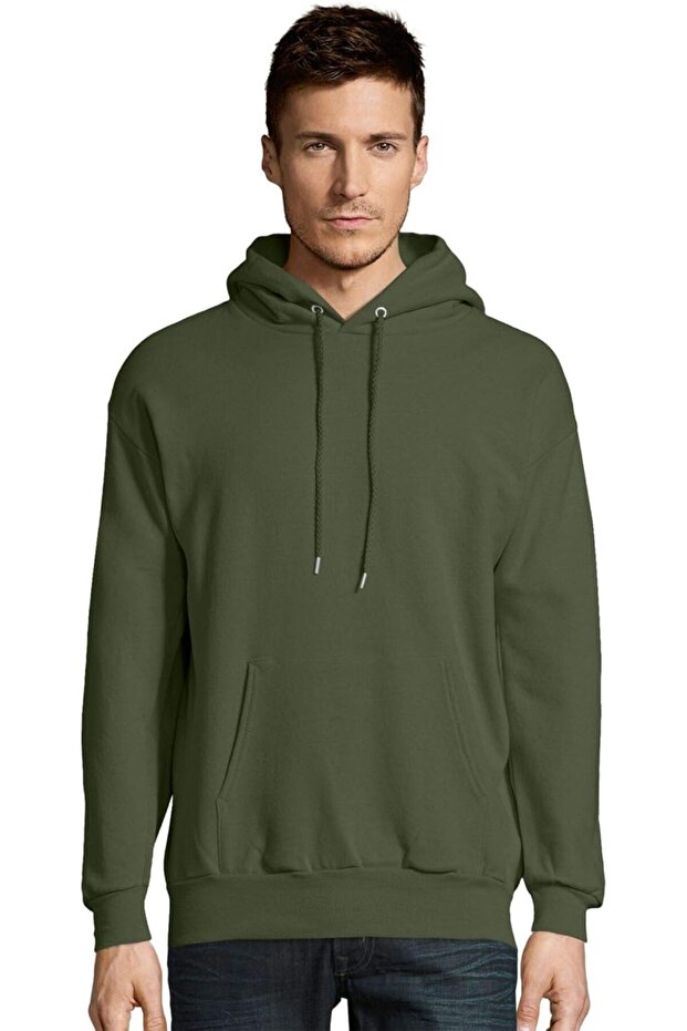 Ecosmart Sweatshirt with Hooded Fleece for Men from Hans