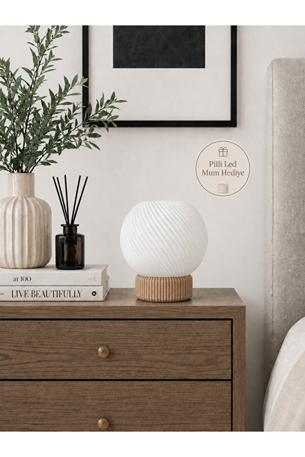 3D Baskı Mini Dekoratif Masa Lambası