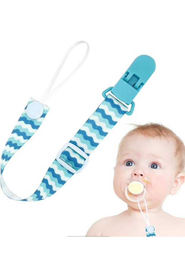 Pacifier Clip Teething Toys Teethers Teething Straps | Pacifier Holder and Leash BPA Free Silicone S