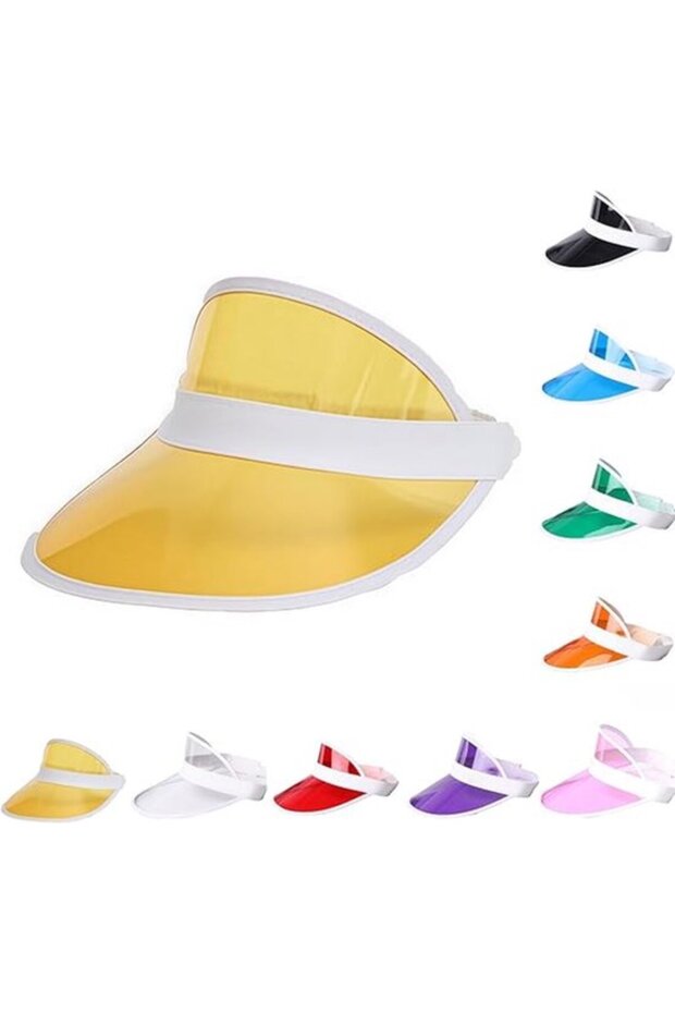 Sun hat orange heat-resistant waterproof 56-58cm.
