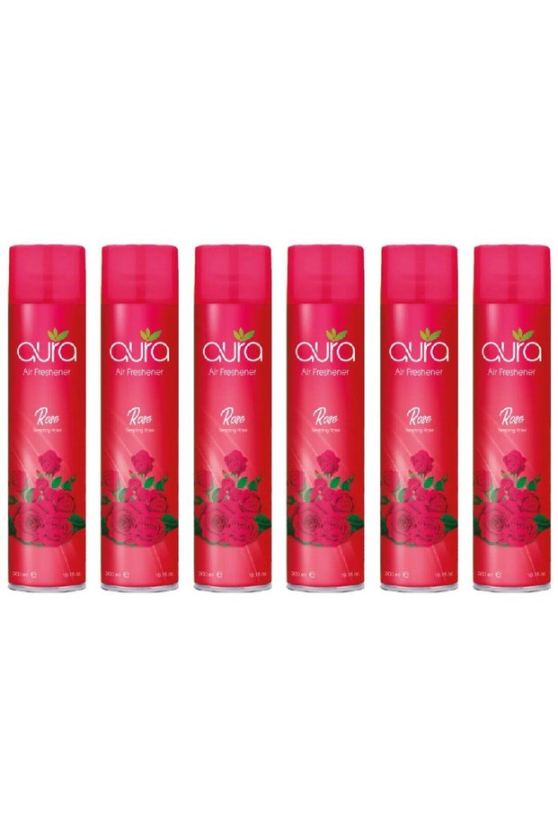 Marketplace Air Freshener Regular - Rose - 300 Ml - Set of 06