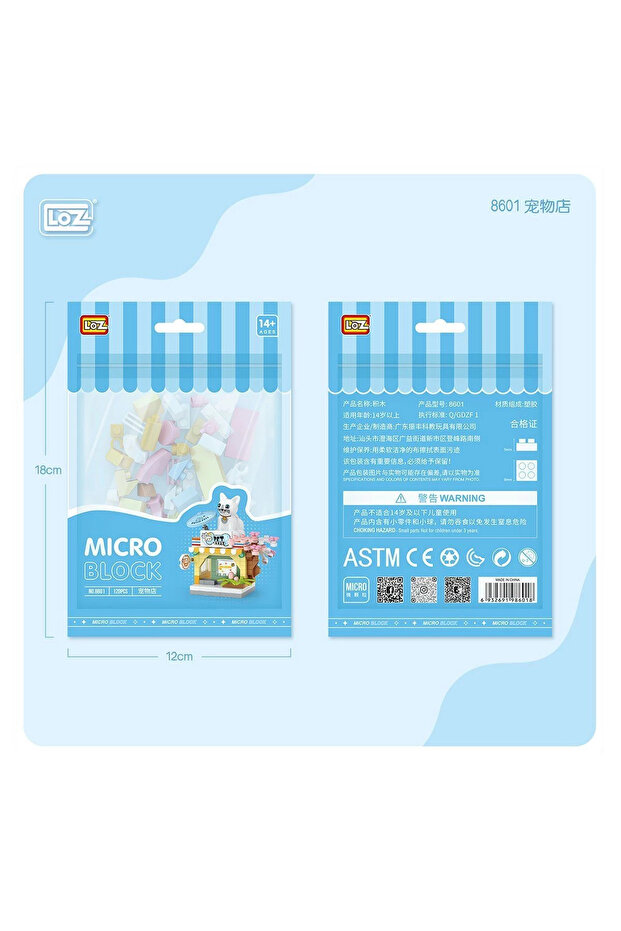 Lz8601 Loz Block Toy Mini Bag -Life