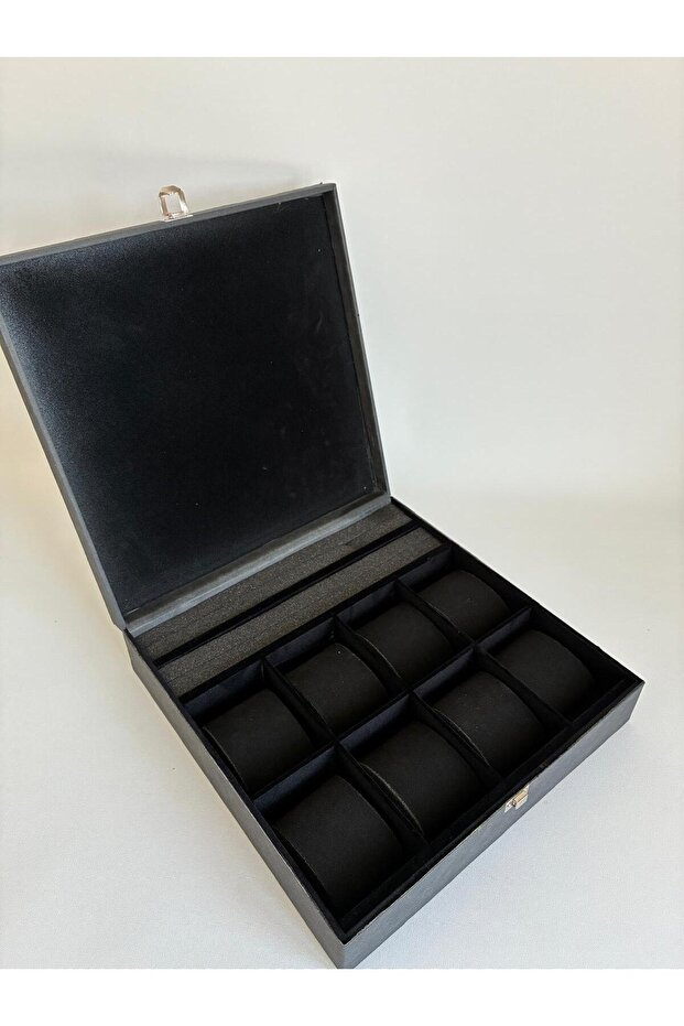 Luxury Watch and Jewelry Organizer Box | Velvet Interior Covering | Multi-Compartment Premium Storage