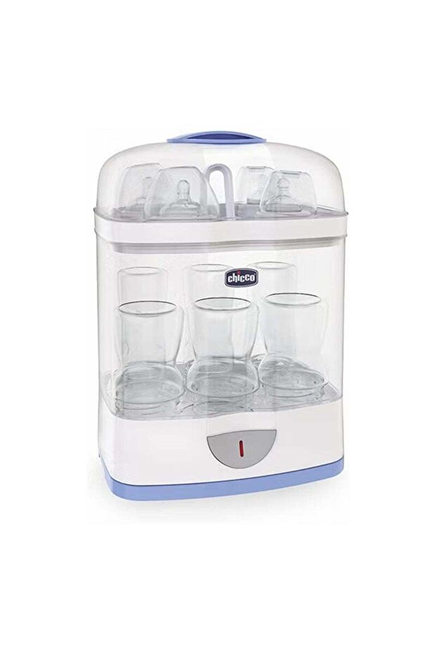 2-In-1 Sterilnatural Steam Sterilizer 24-hour Protection With Adjustable Size Bpa Free - Clear/White