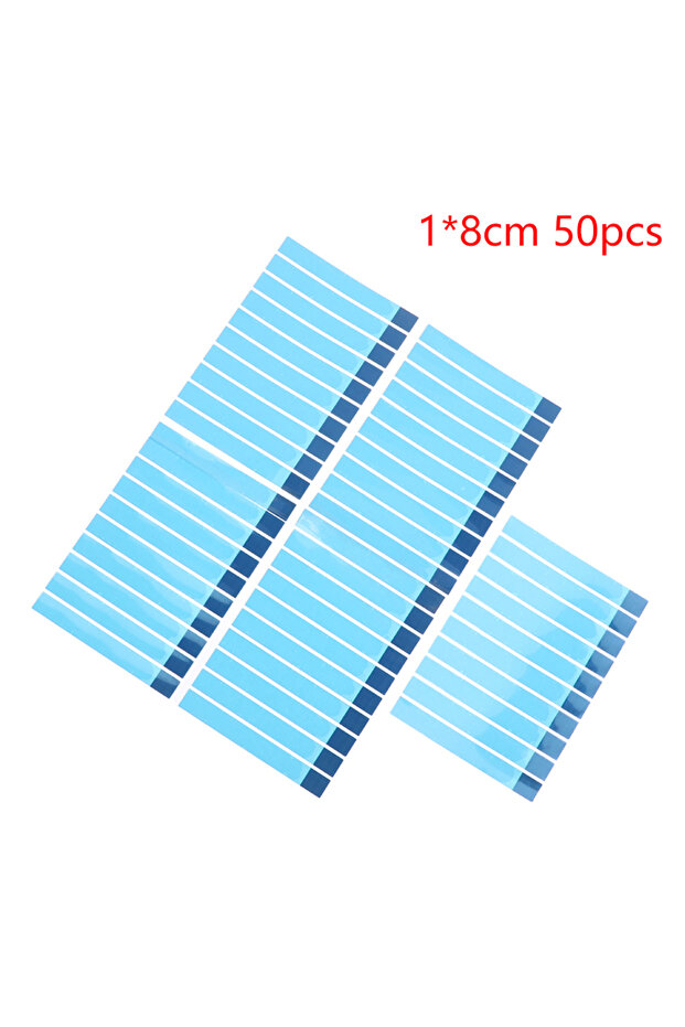 L 81cm Easy Install&Remove Battery Tape 50Pcs Universal Adhesive Strips with Pull Tabs, No-Residue D